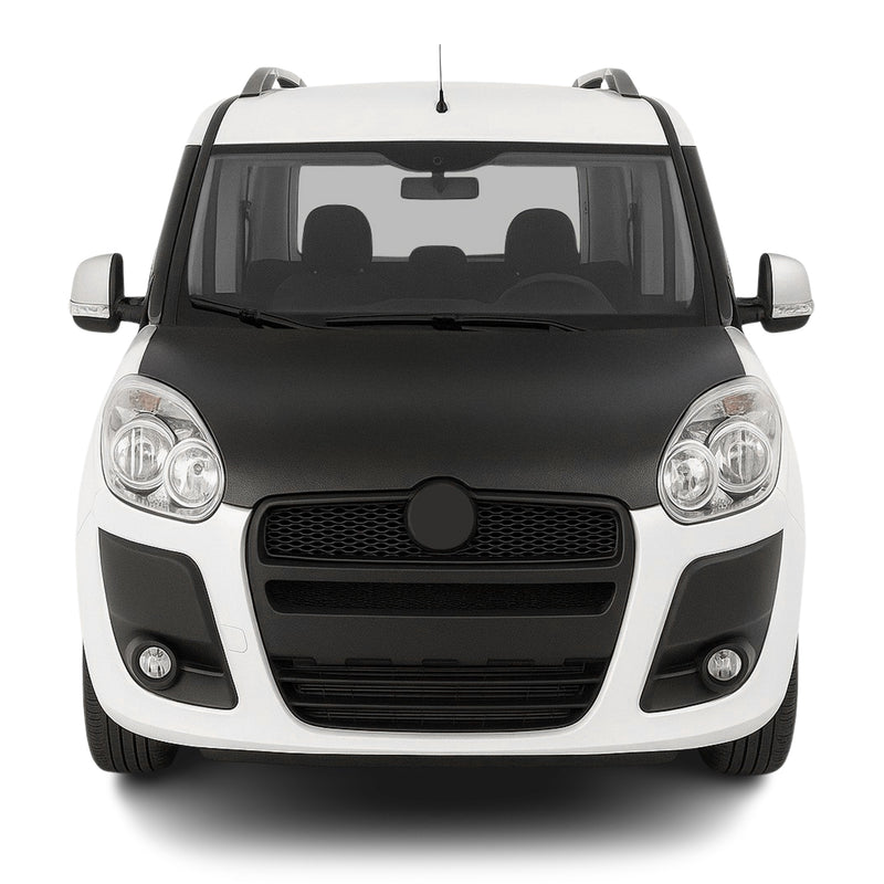 Haubenbra Bonnet Bra Steinschlagschutz für Fiat Doblo 2010-2014 Schwarz 1tlg