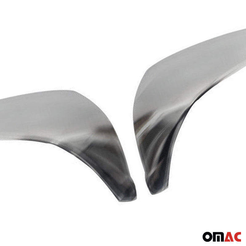 Spiegelkappen Spiegelabdeckung für Hyundai ix35 2009-2015 Edelstahl Matt 2tlg