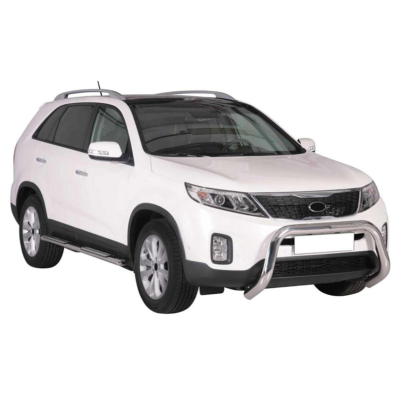 Frontbügel Frontschutzbügel für Kia Sorento 2012-2015 ø76mm Stahl Silber Schutz