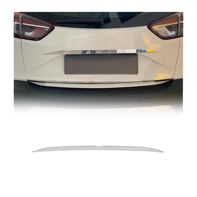 Kofferraumleiste Heckleiste für Opel Crossland X 2017-2021 Edelstahl Chrom