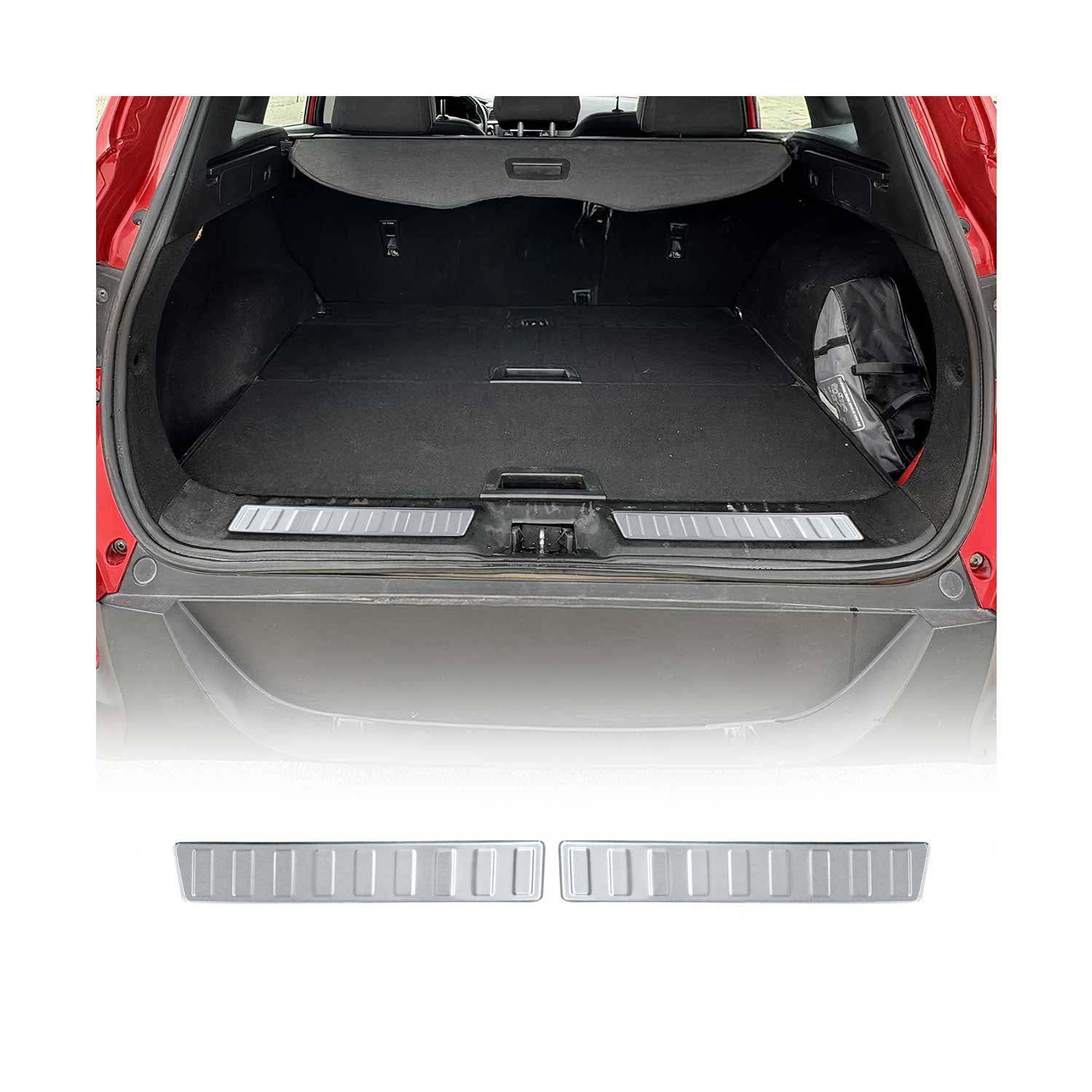 Ladekantenschutz Stoßstange für Renault Kadjar 2015-2018 Pre-FL Chrom gebürstet