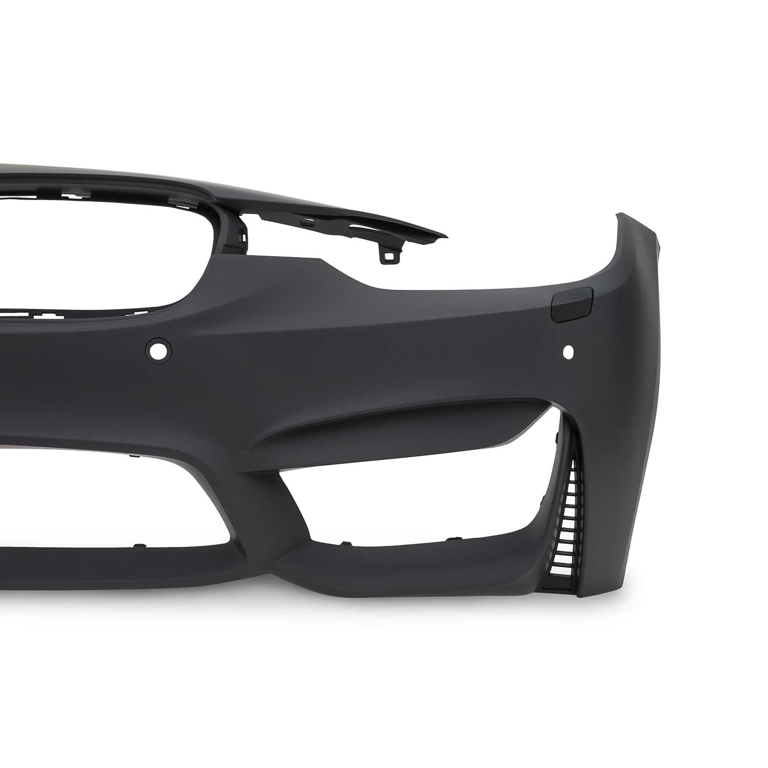 JOM Stoßstange vorne für BMW F30 inkl. LCI 2011-2019 SRA + PDC Schwarz