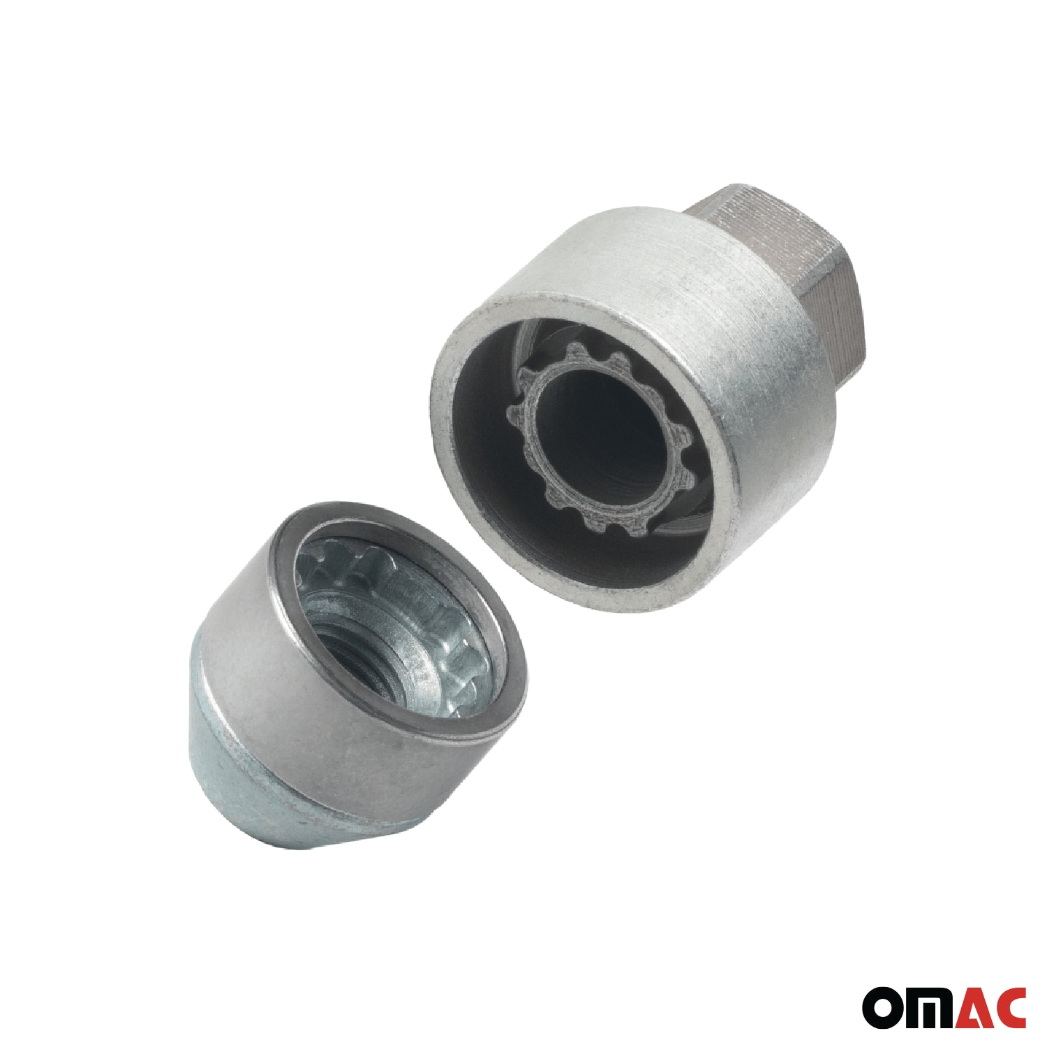 Radschloss Radschrauben Satz für Lancia Thema 2011-2014 Silber 4x M14X1.5