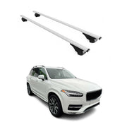 Dachträger Grundtäger für Volvo XC90 2015-2019 75kg Metall Silber 2 tlg