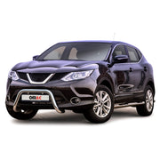 Frontbügel Frontschutzbügel für Nissan Qashqai 2013-2017 mit ABE Silber