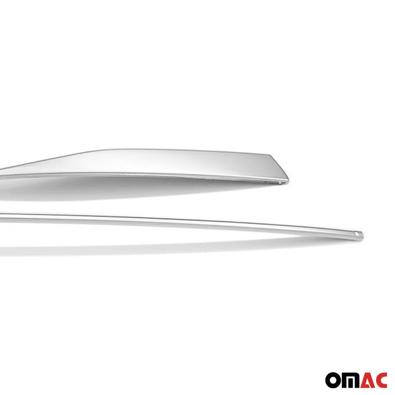 Kühlergrill Leisten Grillleisten für VW Golf 8 2019-2025 Edelstahl Silber 3tlg