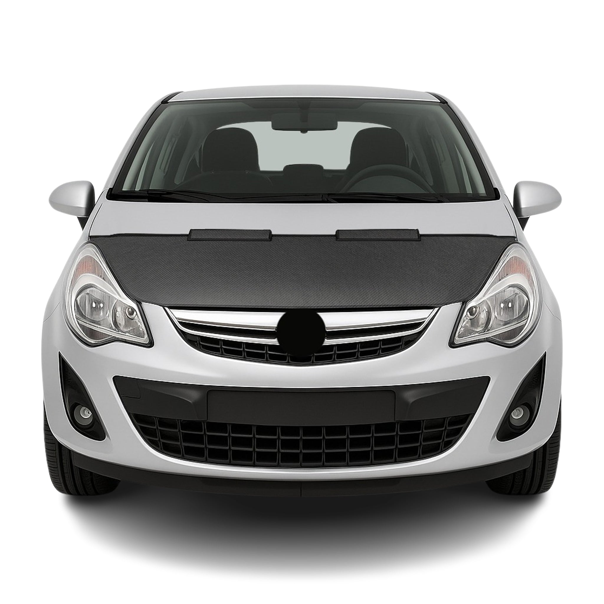 Haubenbra Steinschlagschutz Bonnet Bra für Opel Corsa D 2006-2015 Carbon Halb