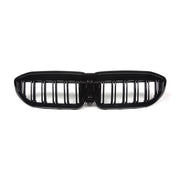 Nieren Grill Kühlergrill für BMW 3er G20 M3 G80 Limo 2021-2024 Schwarz Glanz