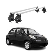 Menabo Dachträger Grundtäger für Nissan Micra 2002-2010 5tür 50kg Stahl Grau 2x