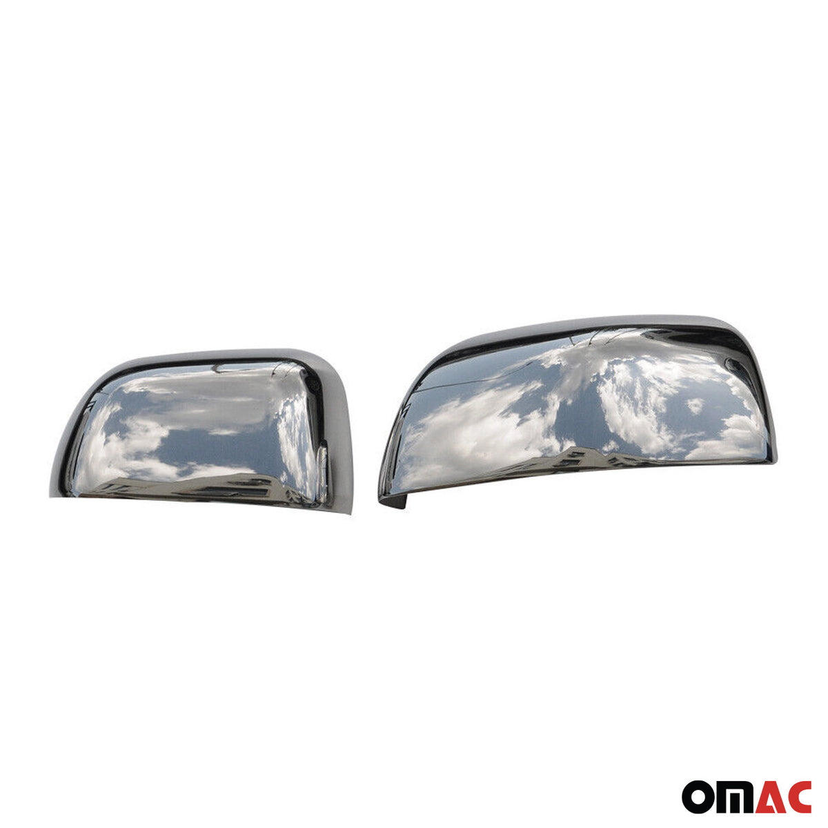 Spiegelkappen Spiegelabdeckung für Dacia Dokker 2012-2021 Edelstahl Chrom 2tlg