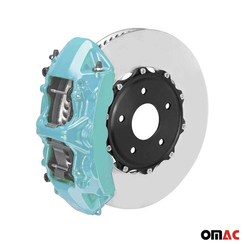 OMAC Bremssattellack Bremssattelfarbe Nevada Blau Auto Lack Set Hitzebeständig