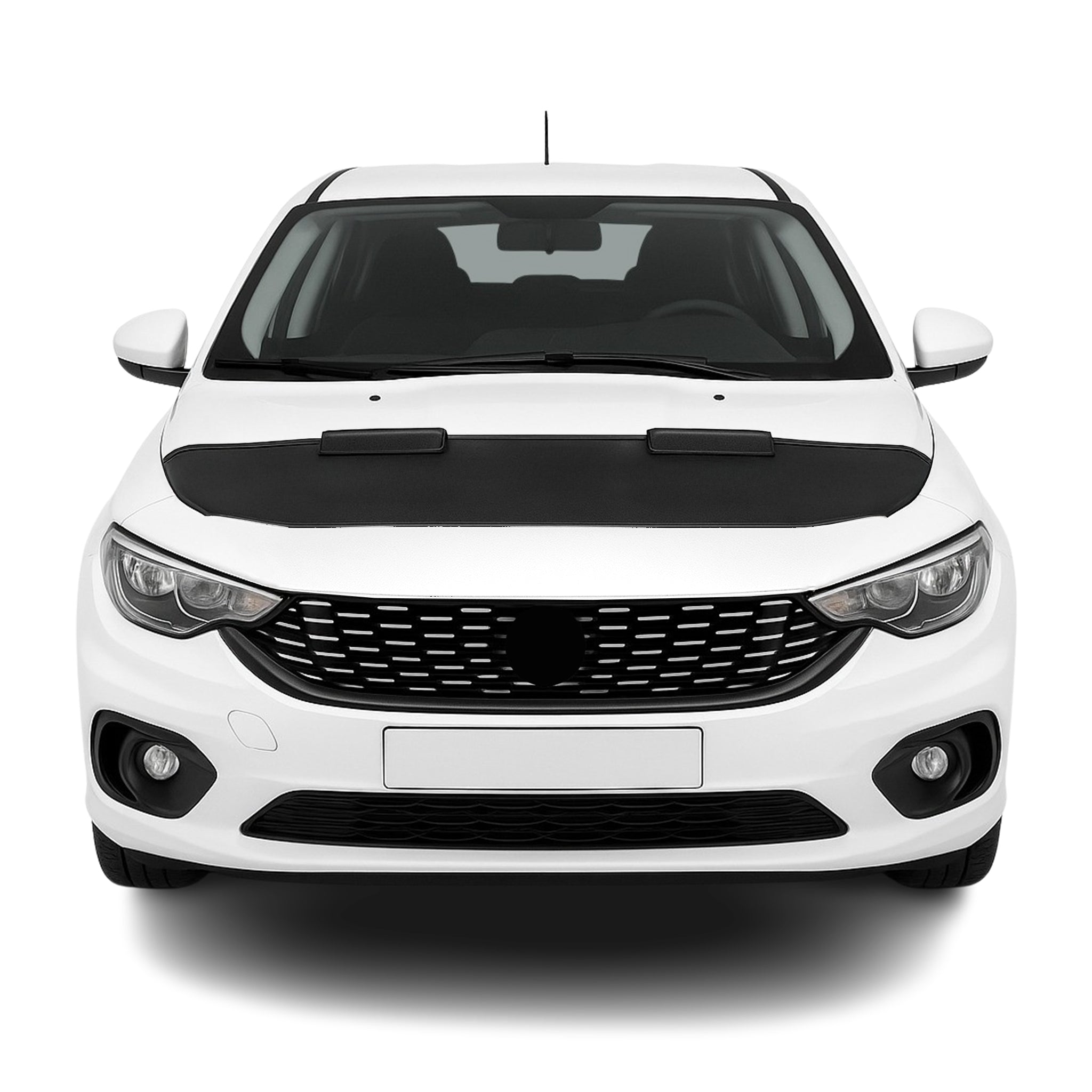 Haubenbra Steinschlagschutz Bonnet Bra für Fiat Tipo 2015-2026 Schwarz Halb