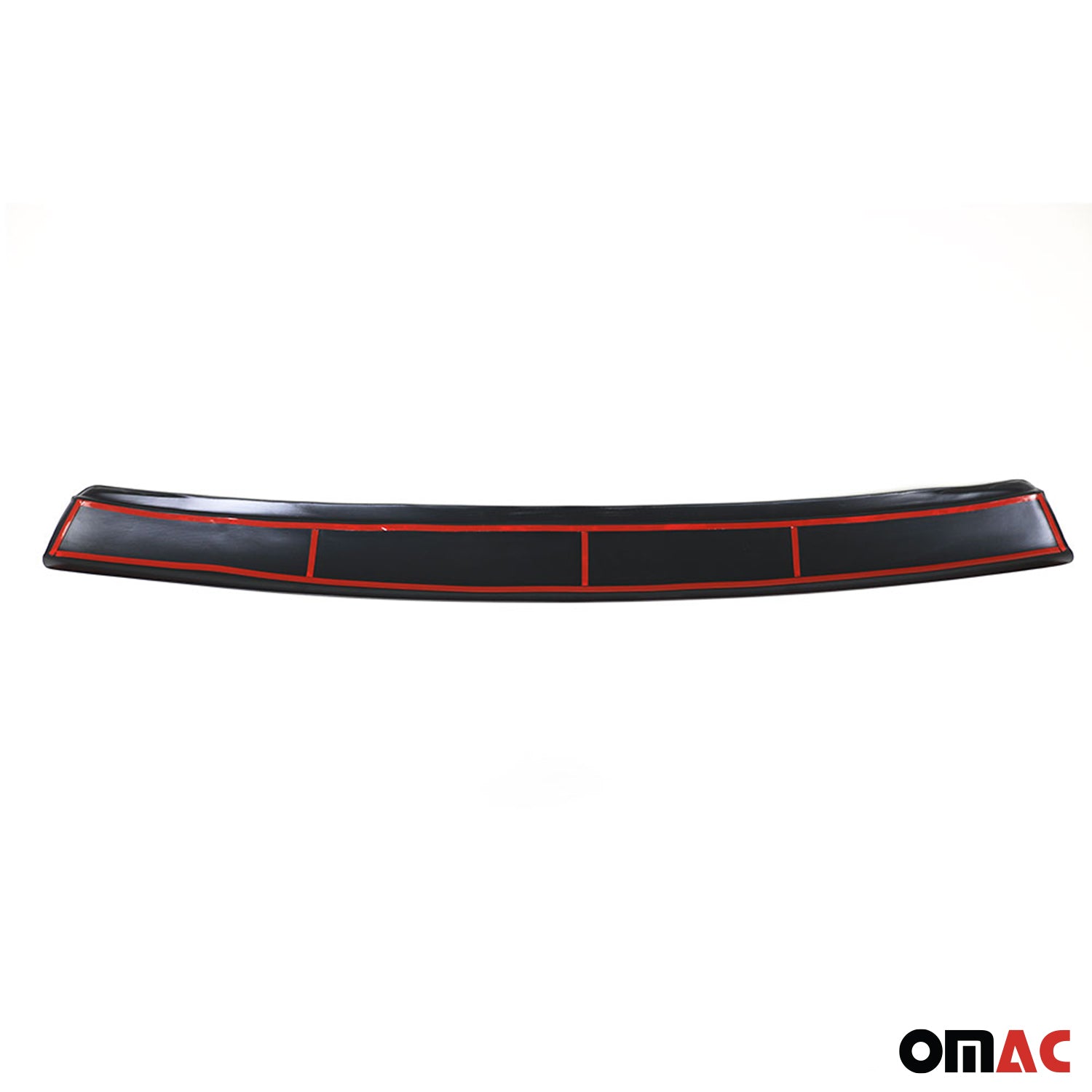 Ladekantenschutz für VW T6 Transporter 2015-2024 Heckflügeltüren Schwarz ABS