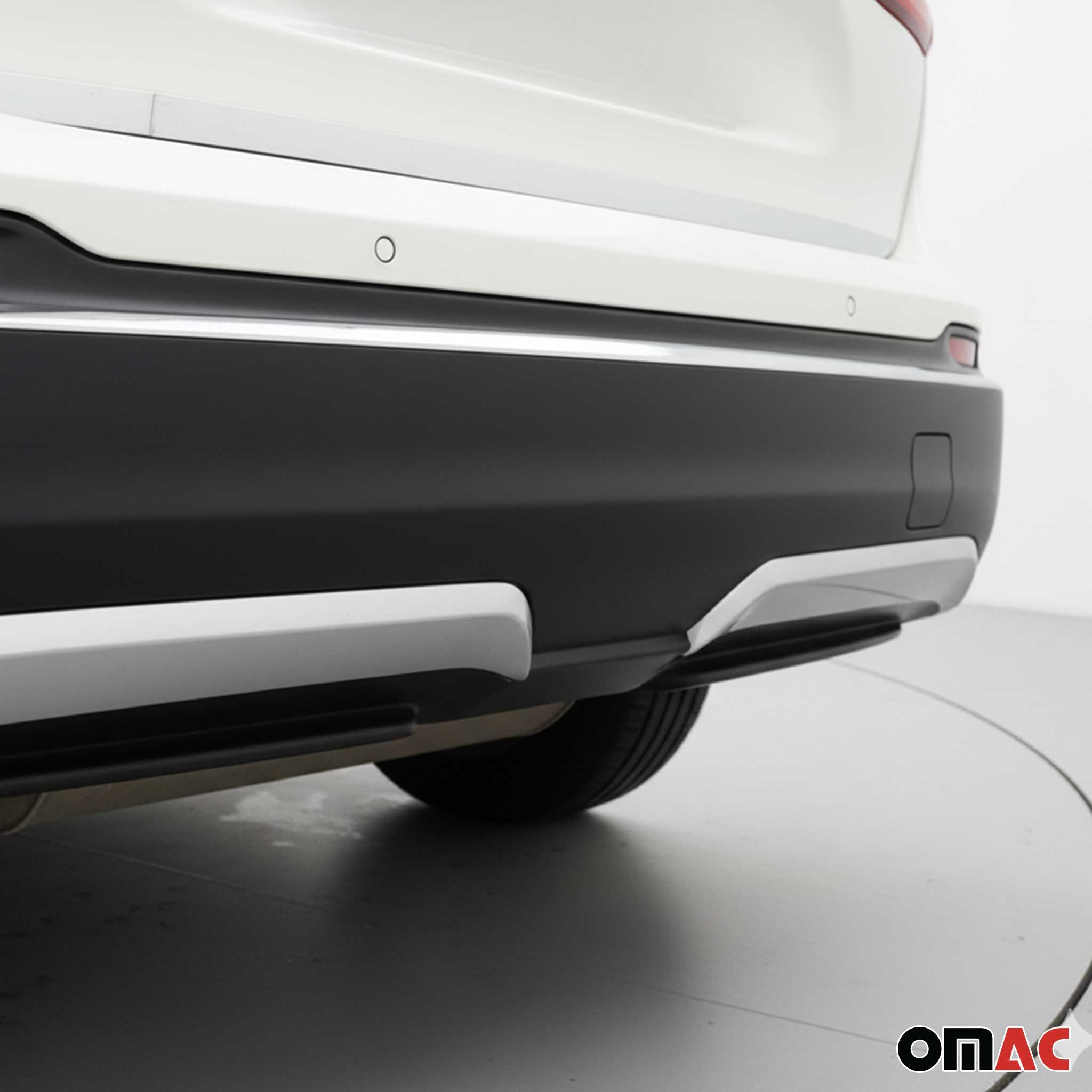 Heckdiffusor Stoßstangen für Nissan Qashqai J11 2017-2021 Edelstahl Chrom 2x