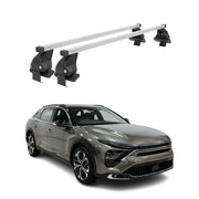 Menabo Dachträger Grundtäger für Citroen C5 X 2022-2026 50kg Stahl Silber 2 tlg