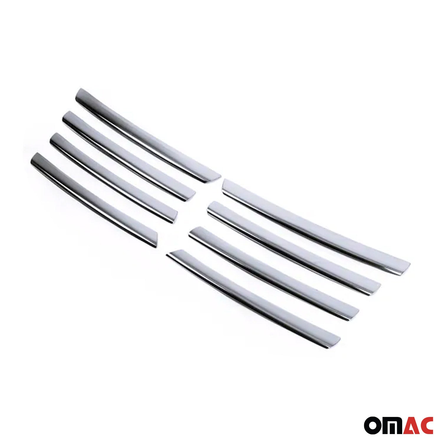 Kühlergrill Leisten Grillleisten für VW Passat 2000-2005 Edelstahl Chrom 8tlg