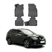 OMAC Gummimatten Fußmatten für Nissan X-Trail T32 2013-2021 TPE Schwarz 4x