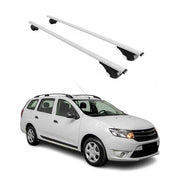Dachträger Grundtäger für Dacia Logan MCV 2012-2021 75kg Metall Silber 2 tlg