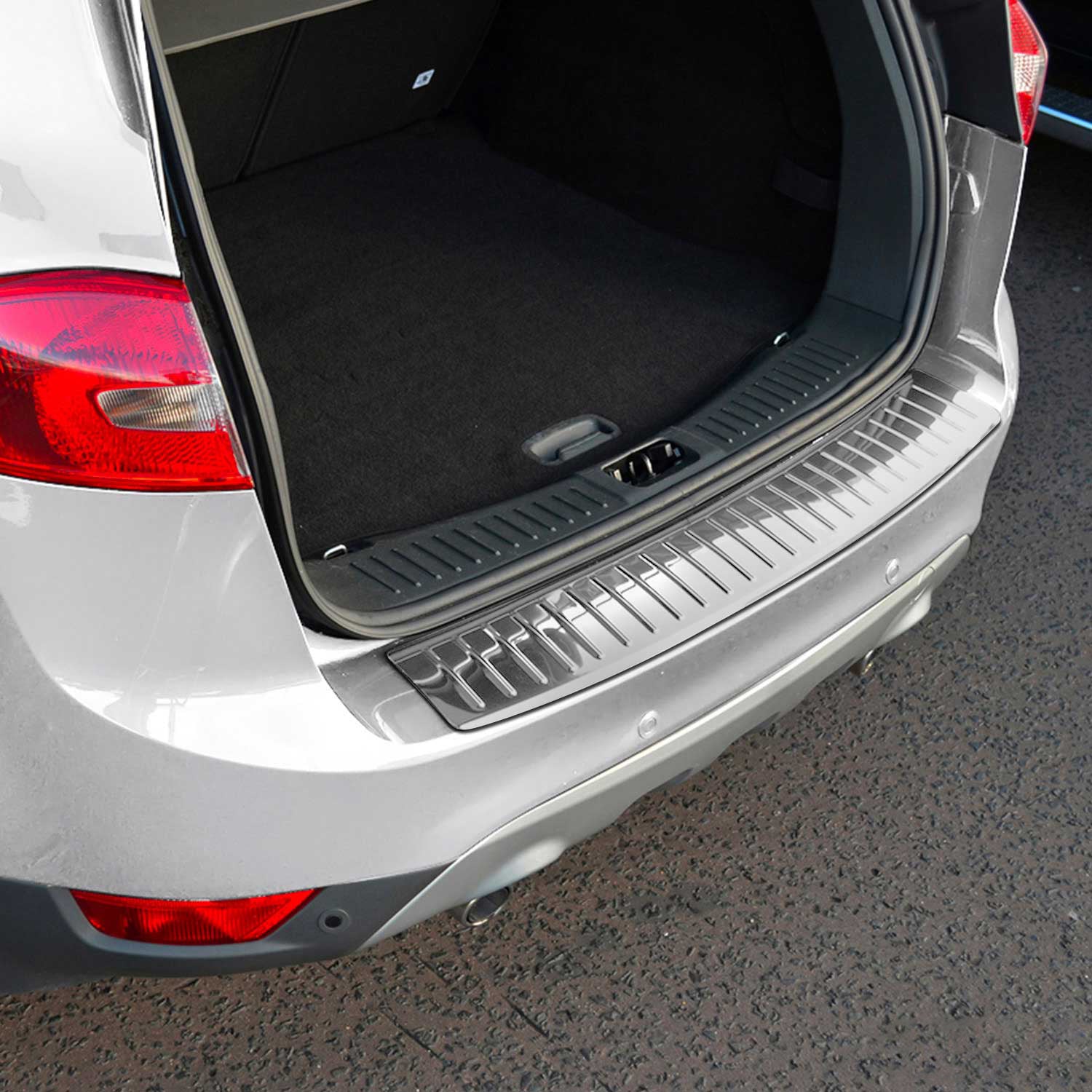 Ladekantenschutz Stoßstangenschutz für Ford Kuga I 2008-2012 Edelstahl Chrom