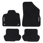 Velours Fußmatten für Citroen DS5 2011-2015 Autoteppich Automatten Schwarz 4 tlg