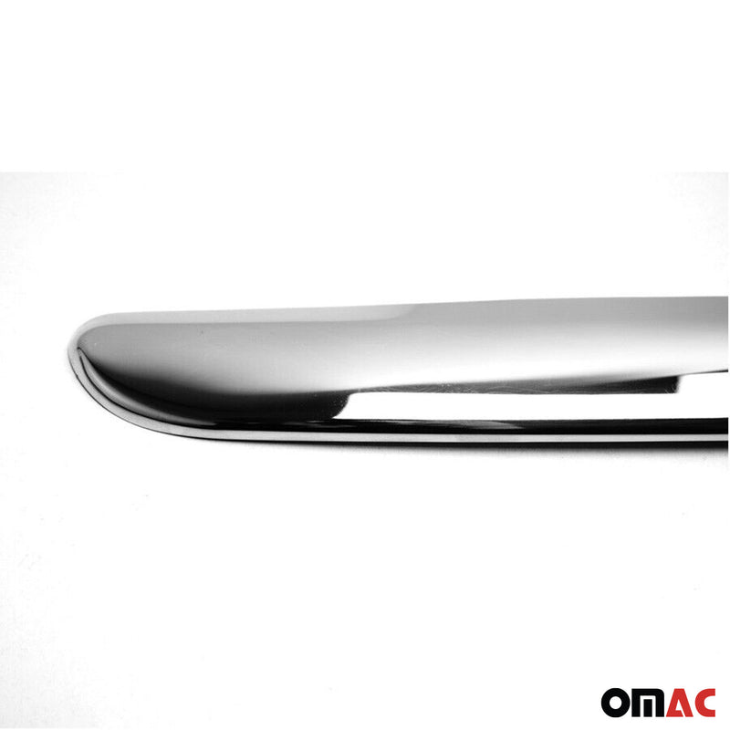 Kühlergrill Leisten Grillleisten für Peugeot 307 2001-2005 Edelstahl Silber 2tlg