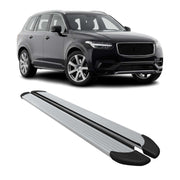 Seitenschweller Trittbretter Schweller für Volvo XC90 2015-2025 Aluminium Silber