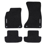 Velours Fußmatten für Audi A5 Coupe 8T 2007-2016 Autoteppich Schwarz 4 teile