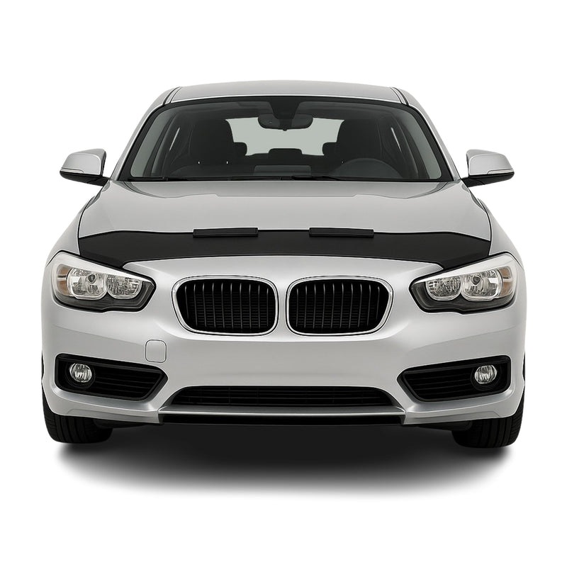 Haubenbra Steinschlagschutz für BMW 1er F20 F21 2011-2024 Schwarz Halb