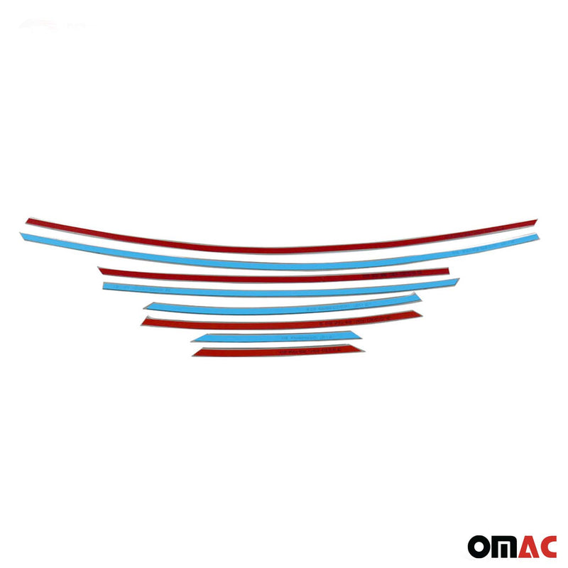 Window strips decorative strips for Ford Focus notchback top from 2011 stainless steel 8 pieces