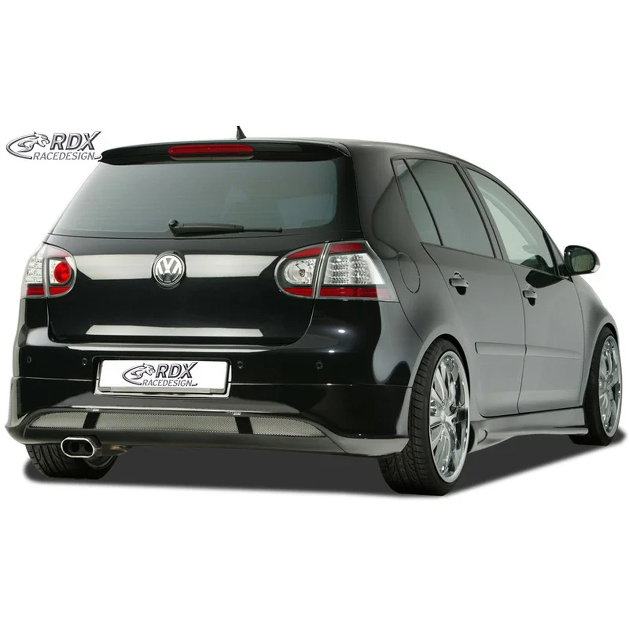 RDX Heckschürzenansatz für VW Golf V Schrägheck 3-5tür 2003-08 V2 Auspuff links