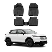 OMAC Gummimatten Fußmatten für Honda HR-V III 2021-2026 TPE Automatten Schwarz