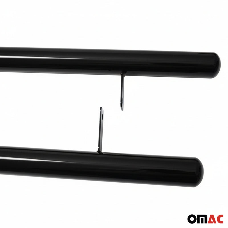 Stahl Trittbretter Schwellerrohre für VW T6 T6.1 Transporter 2015-2024 Kurzer