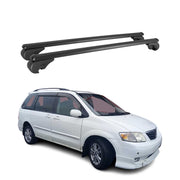 Dachträger für Mazda MPV 1999-2006 Gepäckträger Grundträger Aluminium Schwarz 2x