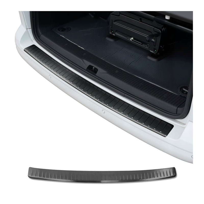 Ladekantenschutz Stoßstange für VW T5 Transporter alle 2003-2015 Dark Gebürstet