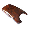 Center armrest cover for Mercedes CLK C209 A209 2002-2010 burl wood with phone.