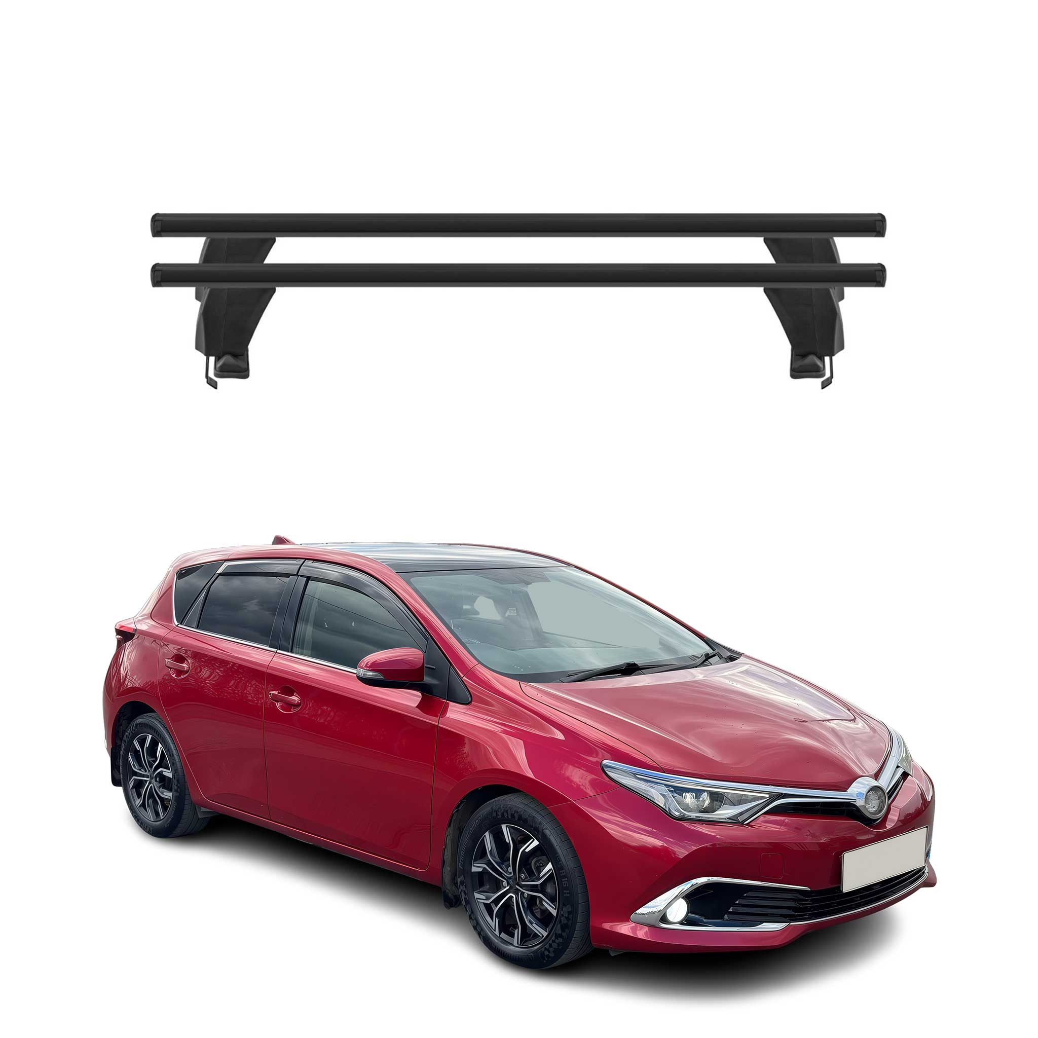 Menabo Dachträger Grundtäger für Toyota Corolla Schrägheck 2019-2026 Alu Schwarz