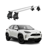 Menabo Dachträger Grundträger für Toyota Yaris Cross 2021-2026 Stahl Grau 2tlg