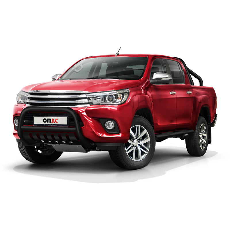 Stahl Frontschutzbügel für Toyota Hilux 2015-2022 mit ABE Schwarz Rammschutz