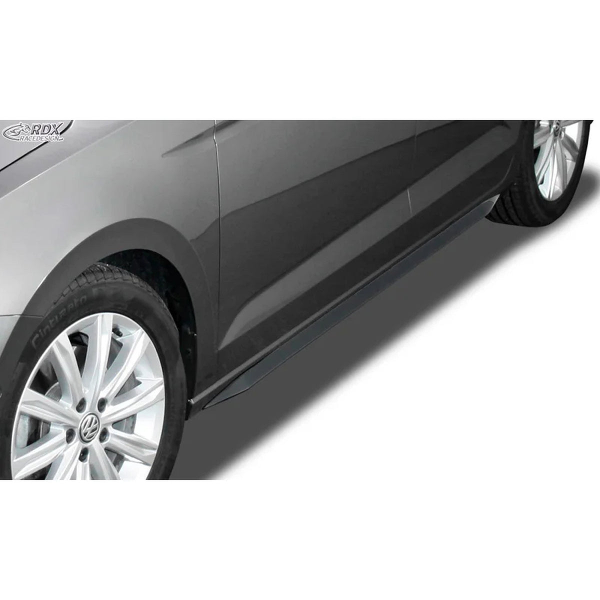 RDX Seitenschweller 'Slim' für VW Touran 5T 2015- ABS Schwarz 2er-Set TÜV