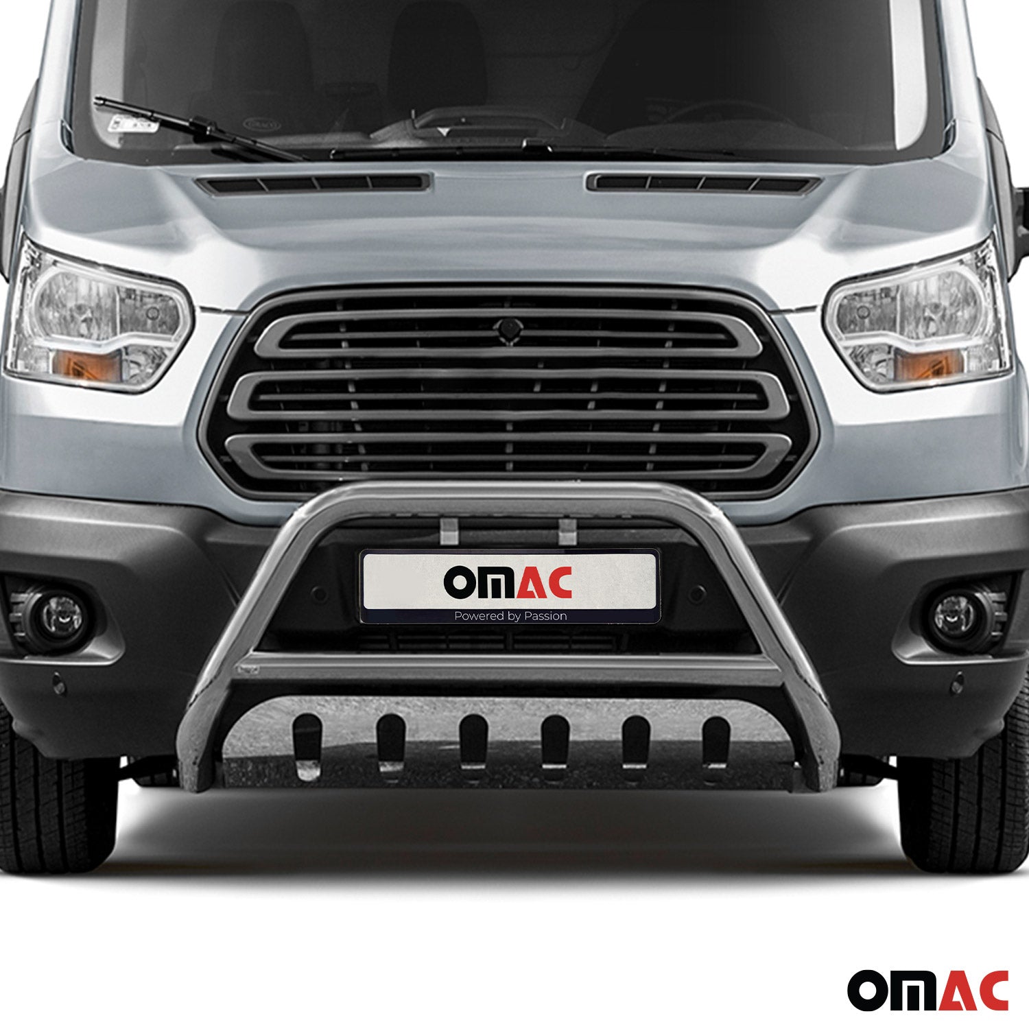 Frontbügel Frontschutzbügel für Ford Transit 2015-2019 mit ABE Edelstahl Silber