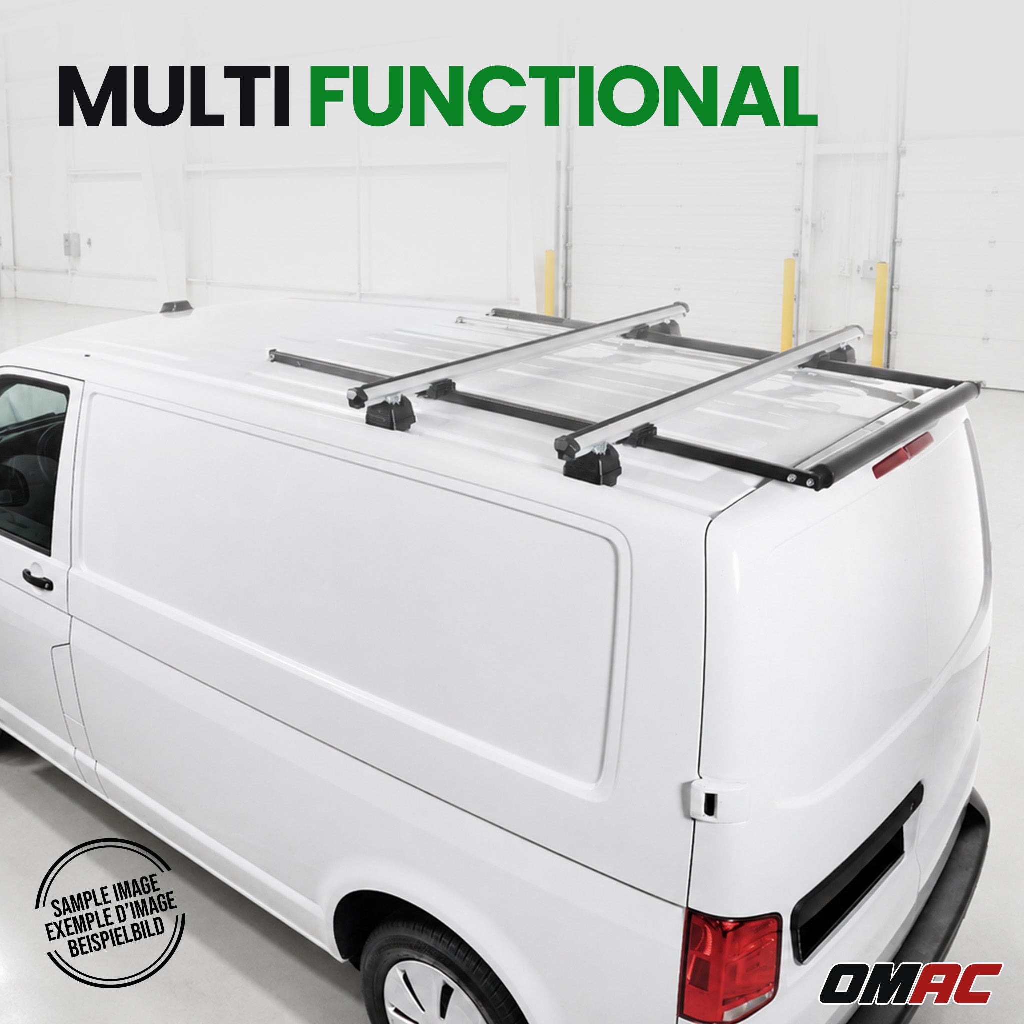 Dachträger für Peugeot Expert 1994-2006 H1L1 1-Träger Aluminium Silber
