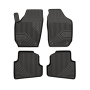 Fußmatten Gummimatten No.77 für Seat Cordoba II 2002-2009 TPE Schwarz 4 tlg