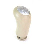 Schaltknopf Schaltknauf für Renault Fluence 2009-2015 5 gang Kunstleder Beige