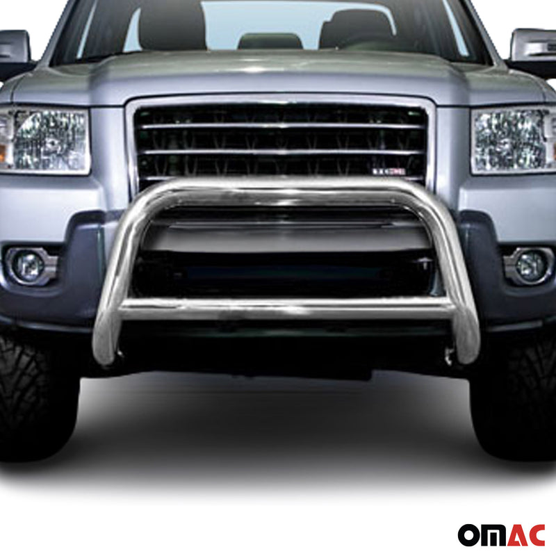 Frontbügel Schutz Frontschutzbügel für Ford Ranger 2007-2012 Stahl ABE Silber