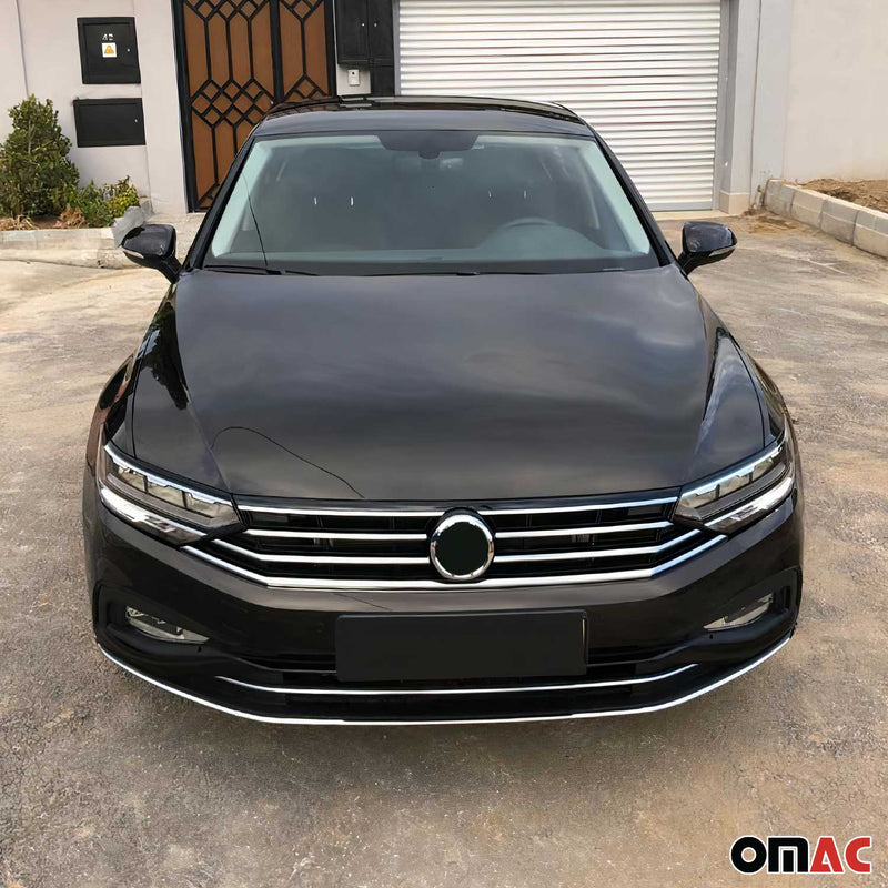 Grillleisten Stoßstangen für VW Passat 2019-2025 Edelstahl Chrom 3tlg
