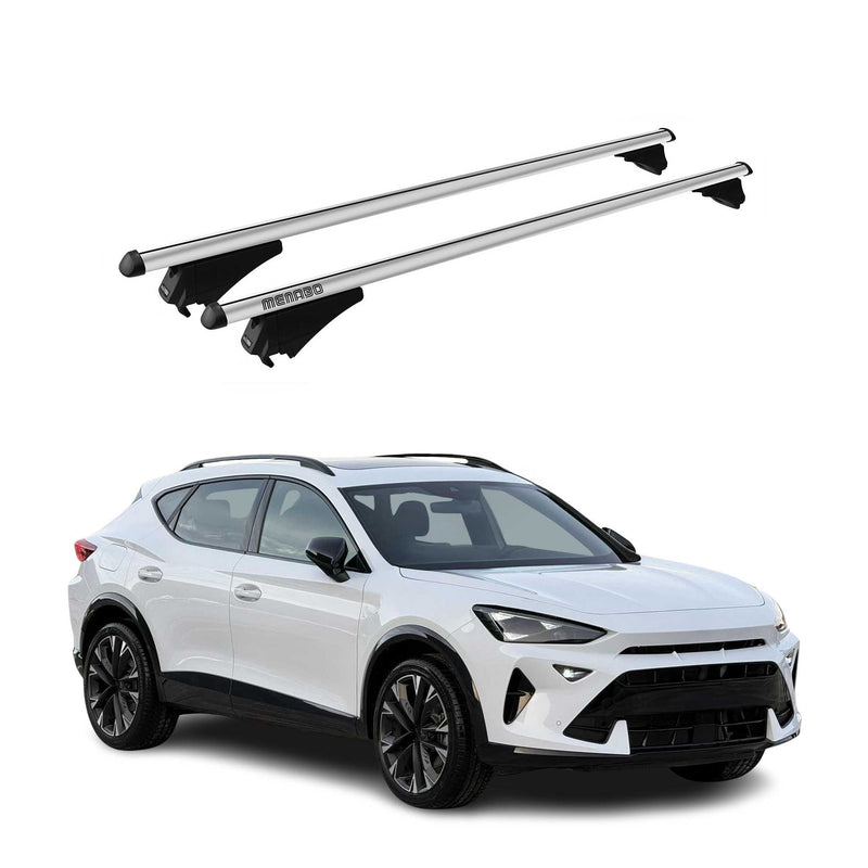 Menabo Dachträger Grundtäger für Cupra Formentor 2020-2025 75kg Alu Silber 2 tlg