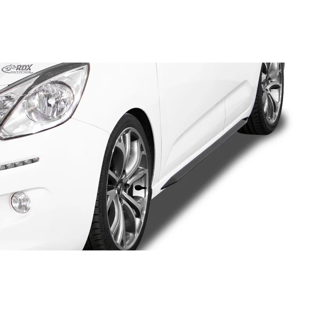 RDX Seitenschweller 'Slim' für Citroën C3 2009-2016 ABS Schwarz 2er-Set TÜV