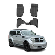 OMAC Gummimatten Fußmatten für Dodge Nitro 2007-2012 TPE Automatten Schwarz 4x