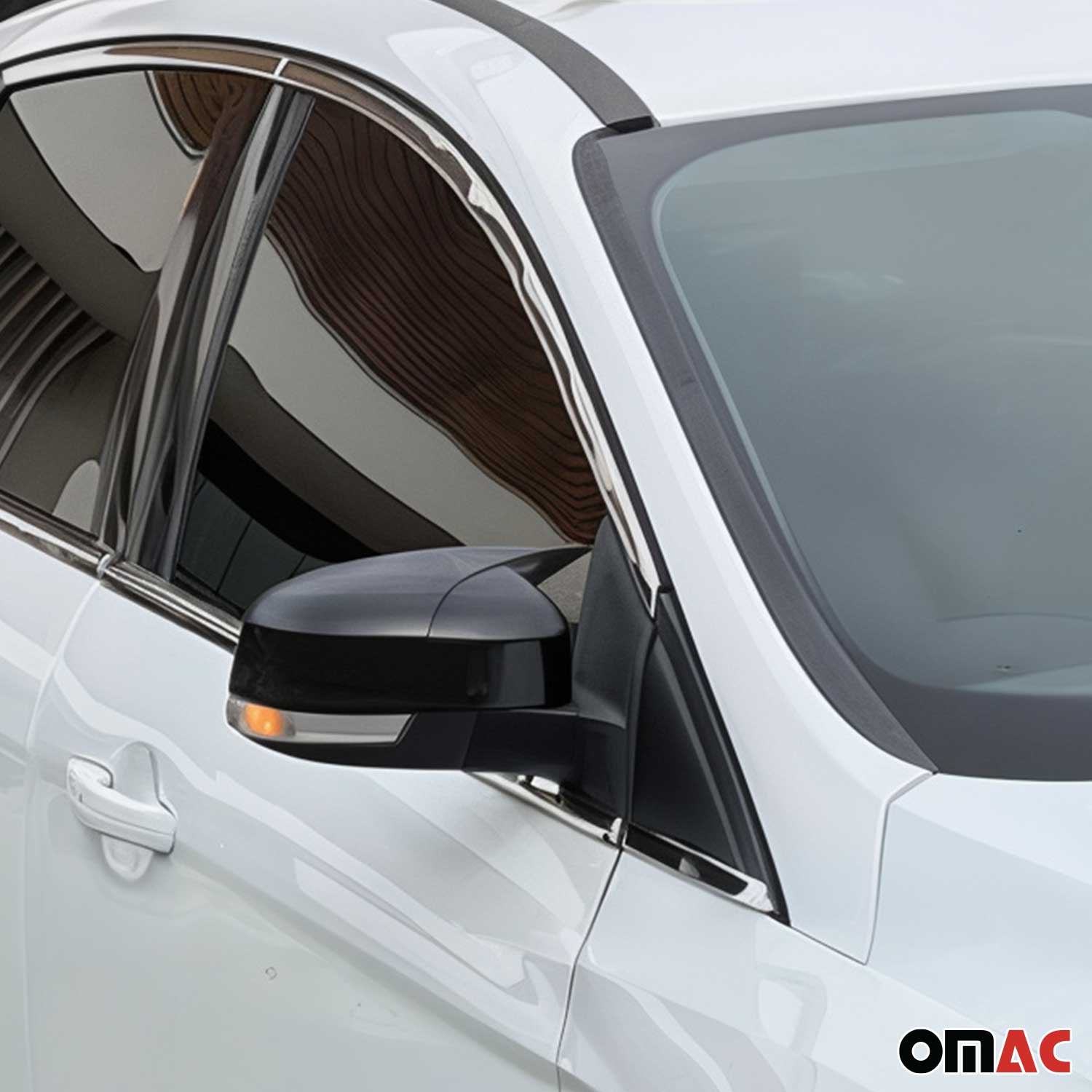 Fensterleisten Zierleisten für Ford Focus Stufenheck 2011-2018 Edelstahl 12tlg