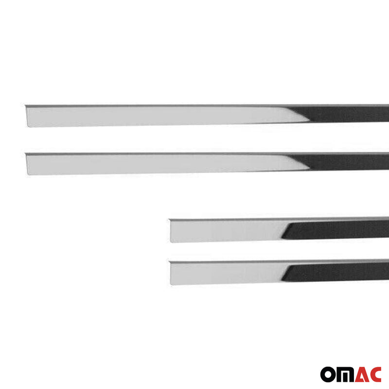 Window strips decorative strips for Toyota Hilux 2005-2015 windows stainless steel chrome 4x